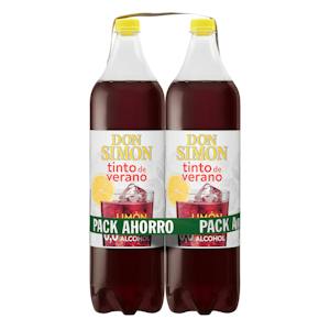 Tinto de verano sin alcohol limón Don Simón