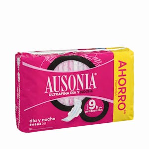 Compresa Ultrafina Día y Noche Ausonia con Alas 1 UD