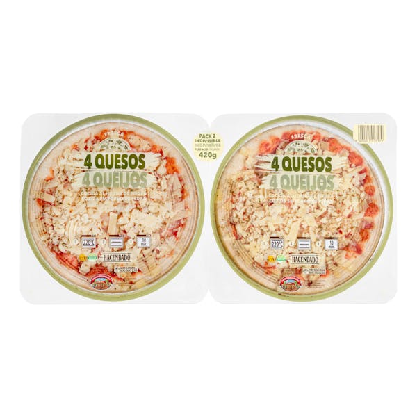Imagen de Pizza 4 quesos Hacendado