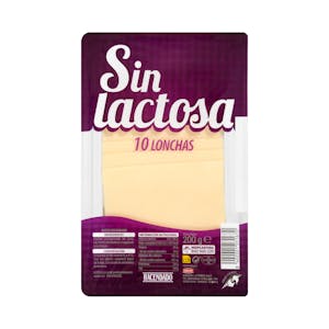 Queso lonchas sin lactosa de vaca Hacendado