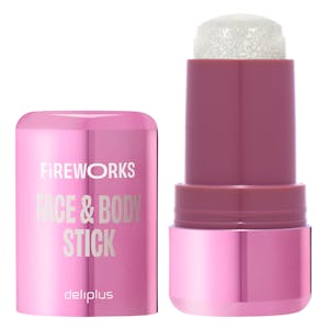 Iluminador Face & Body Stick Fireworks Deliplus efecto refrescante brillo metálico