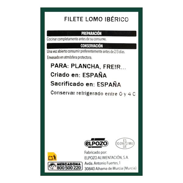 Etiqueta / ingredientes