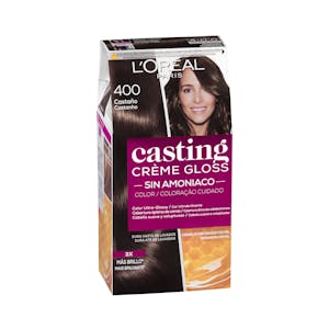 Coloración sin amoníaco L'Oréal 400 castaño