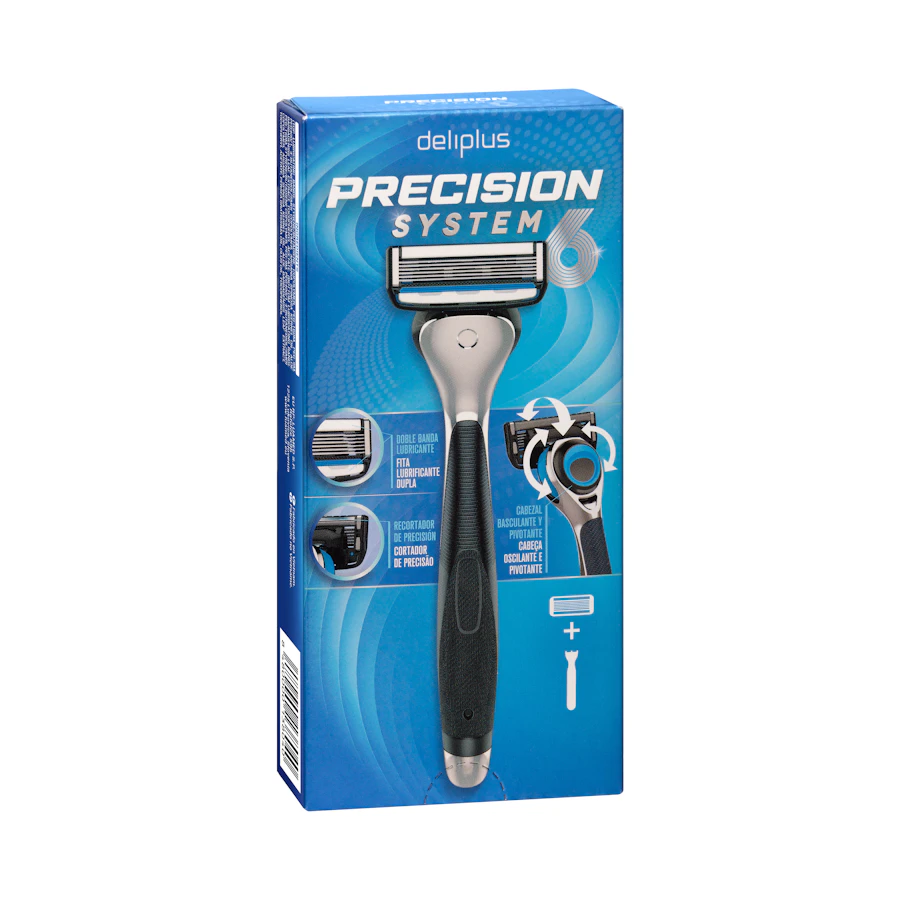 Maquinilla de afeitar recargable Deliplus Precision System 6 hojas – Mercadona – صورة المنتج
