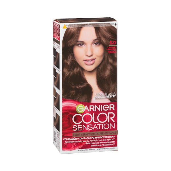 Imagen de Coloración permanente 5.0 castaño luminoso Color Sensation
