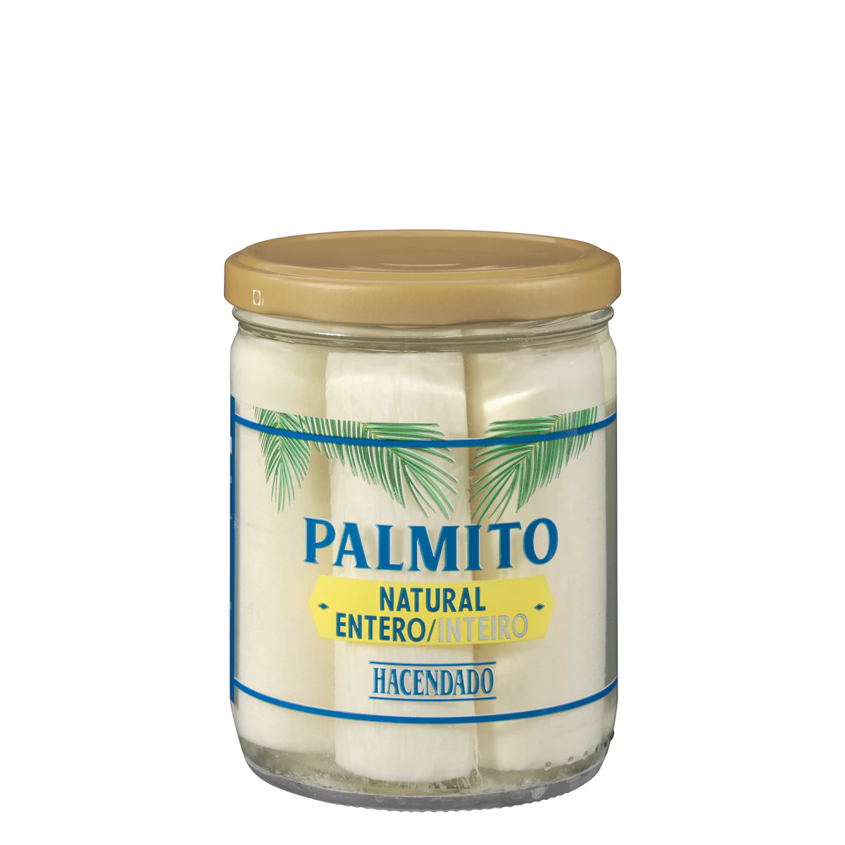 Palmito al natural entero Hacendado – Mercadona – صورة إعلانية للمنتج