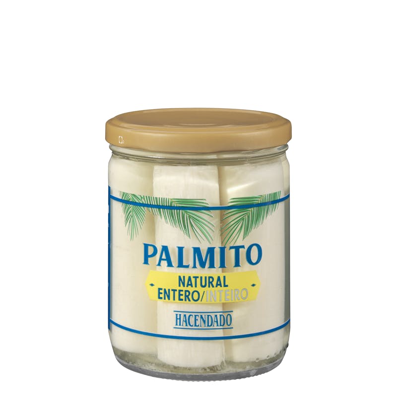 Palmito al natural entero Hacendado