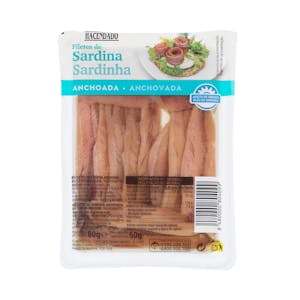 Filetes de sardina anchoada Hacendado en aceite de girasol