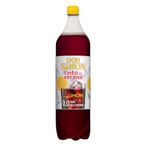 Tinto de verano 0,0% sin alcohol limón Don Simón