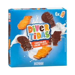 Galletas Divertidas chocolate con leche Hacendado