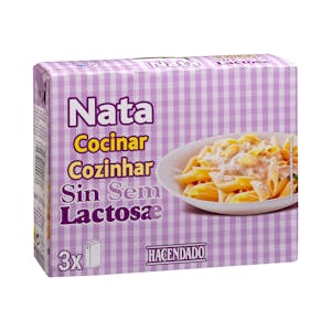 Nata ligera para cocinar sin lactosa Hacendado