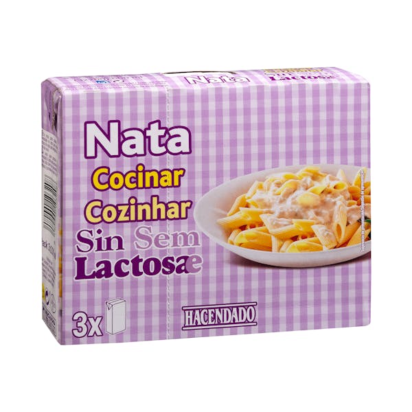 Nata ligera para cocinar sin lactosa Hacendado