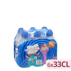 Agua mineral pequeña Cortes tapón infantil