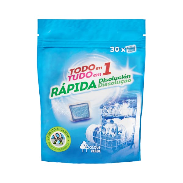 Lavavajillas Todo en 1 Bosque Verde en pastillas