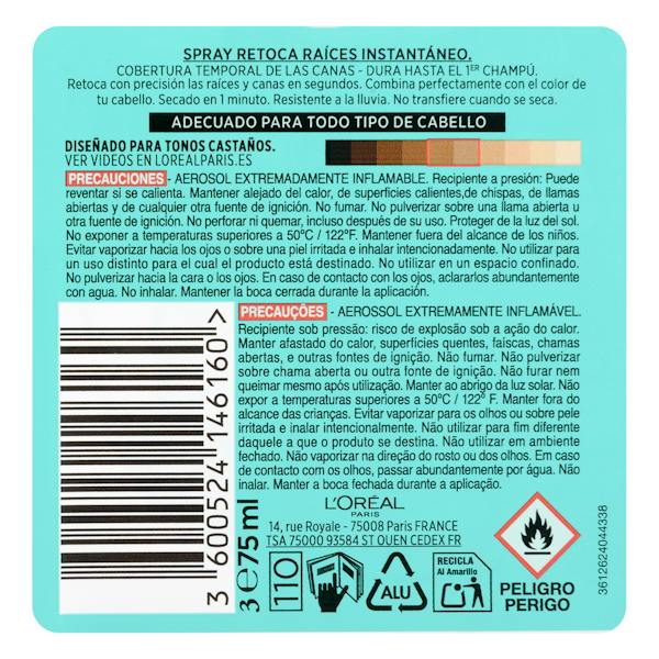 Etiqueta / ingredientes