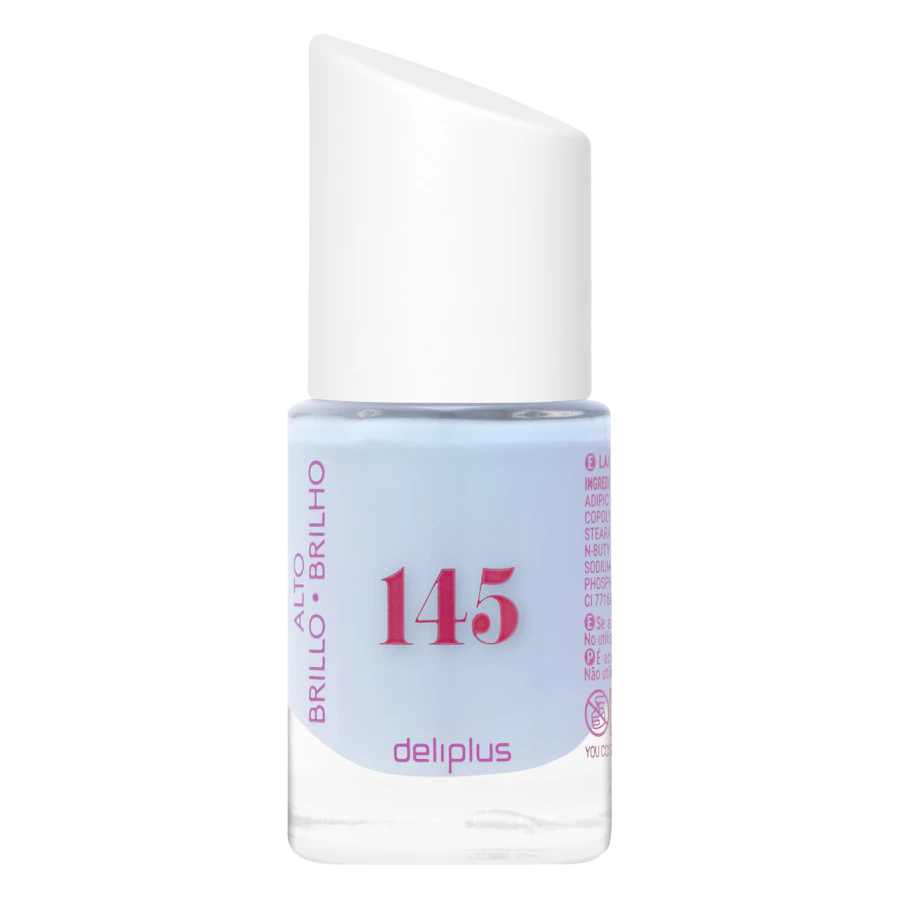 Laca de uñas alto brillo Deliplus 145 azul pastel – Mercadona – صورة المنتج