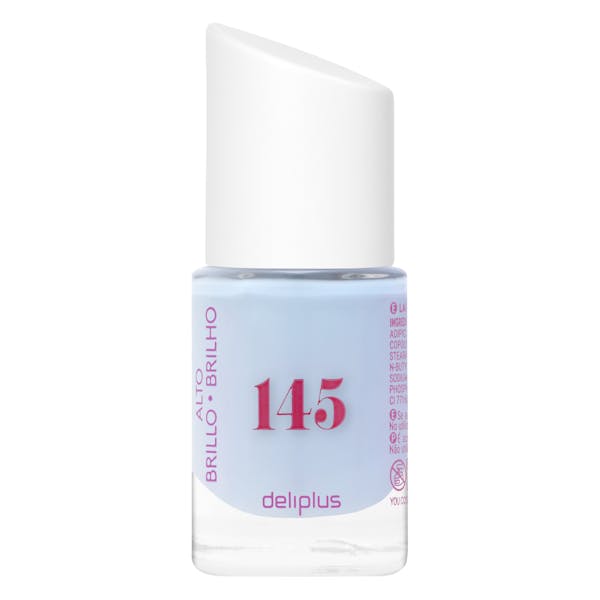 Imagen de Laca de uñas alto brillo Deliplus 145 azul pastel