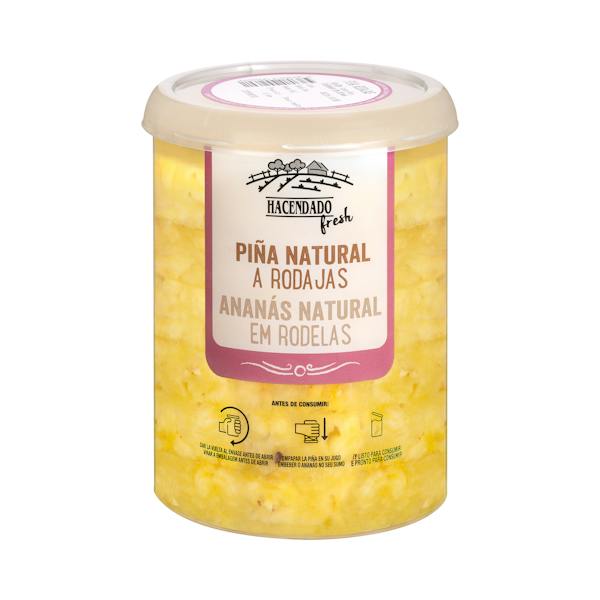 Imagen de Piña natural a rodajas
