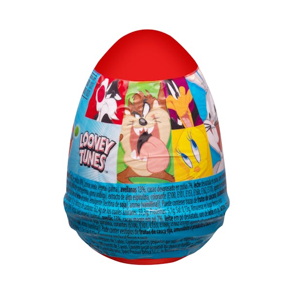 Huevo sorpresa disquitos con crema de avellana