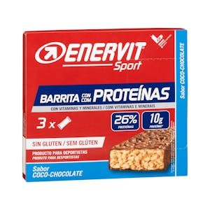 Coconut & chocolate flavour protein bars Enervit Sport