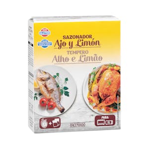 Sazonador al horno y microondas ajo y limón Hacendado