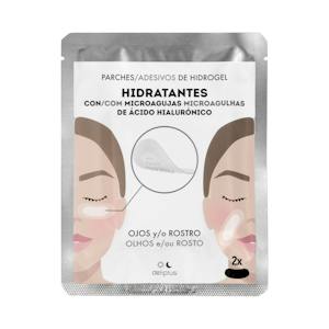 Moisturising hydrogel eye and face patches with hyaluronic acid micro-needles Deliplus