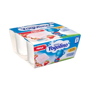 Postre lácteo infantil de fresa Yogolino +8 meses