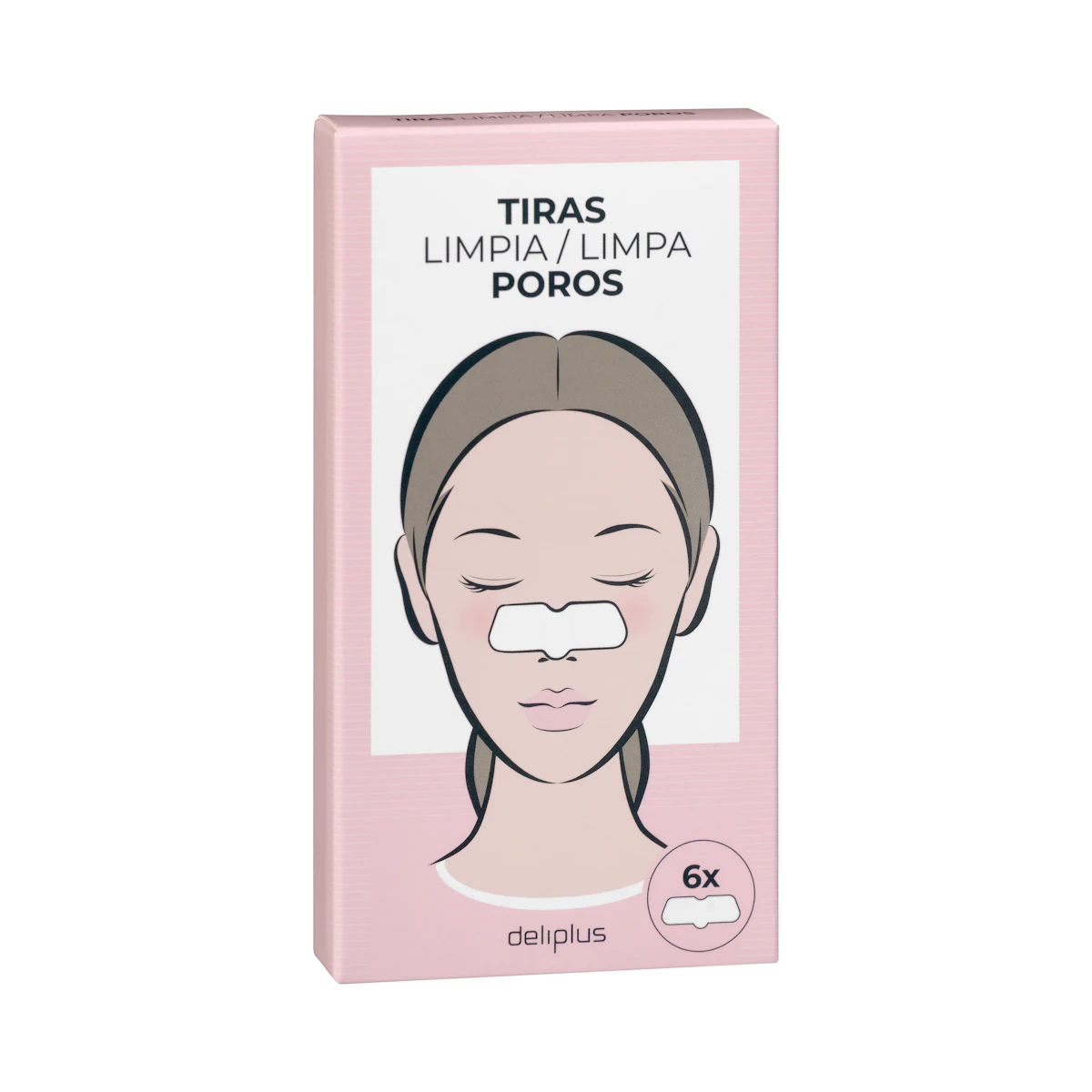 Tiras faciales limpia poros Deliplus – Mercadona – صورة إعلانية للمنتج