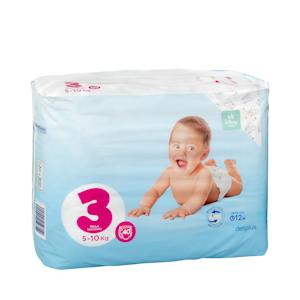 Pañales bebé talla 3 Deliplus de 5-10 kg