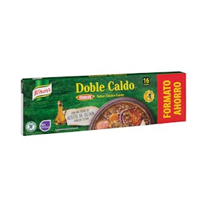 Doble caldo sabor clásico carne Knorr en pastillas