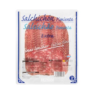 Salchichón extra pimienta finas lonchas