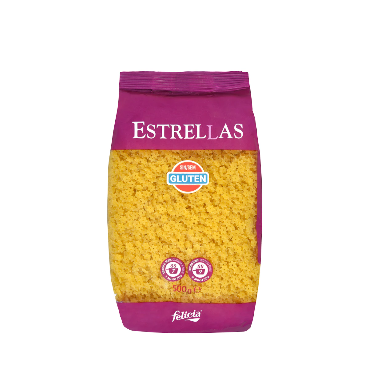Pasta estrellas sin gluten Felicia – Mercadona – صورة إعلانية للمنتج
