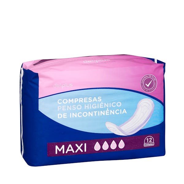 Imagen de Compresa de incontinencia maxi Deliplus sin alas
