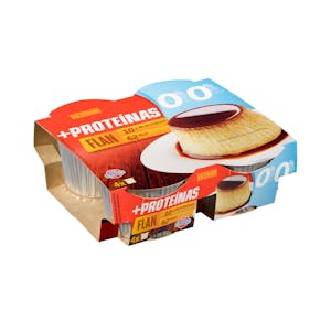 Flan de huevo +Proteínas Hacendado 0% MG 0% azúcares añadidos 10 g proteínas