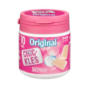Original sugar-free fruit-flavoured chewing gums tabs Hacendado