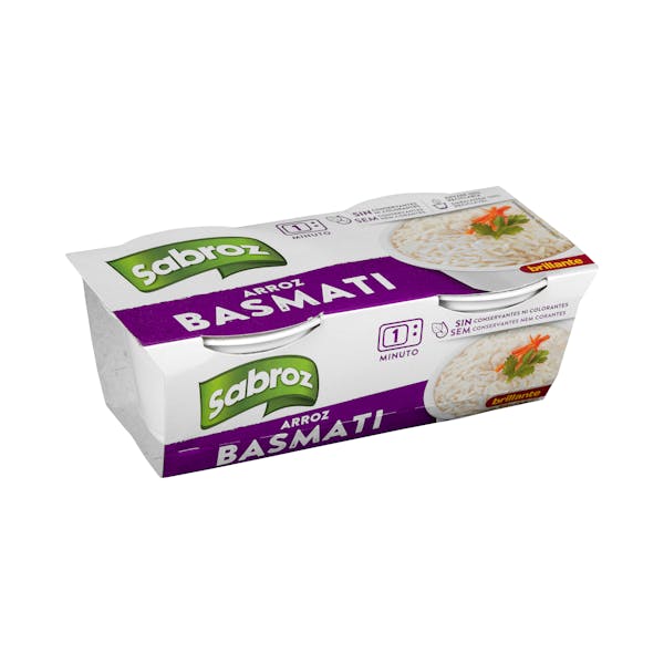 Arroz cocido basmati Sabroz