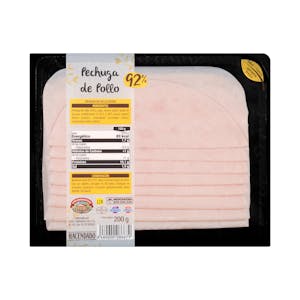 Pechuga de pollo 92% Hacendado lonchas