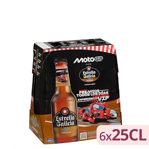 Cerveza 0,0% sin alcohol tostada Estrella Galicia