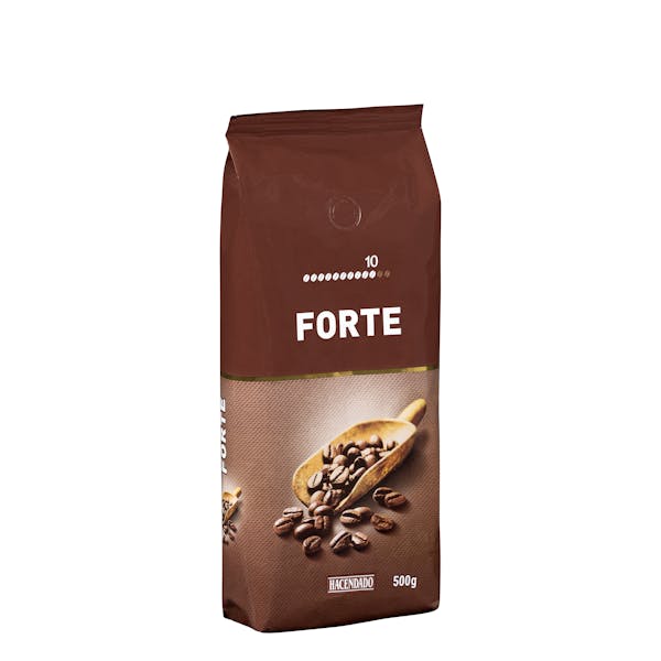 Imagen de Café en grano fuerte Hacendado