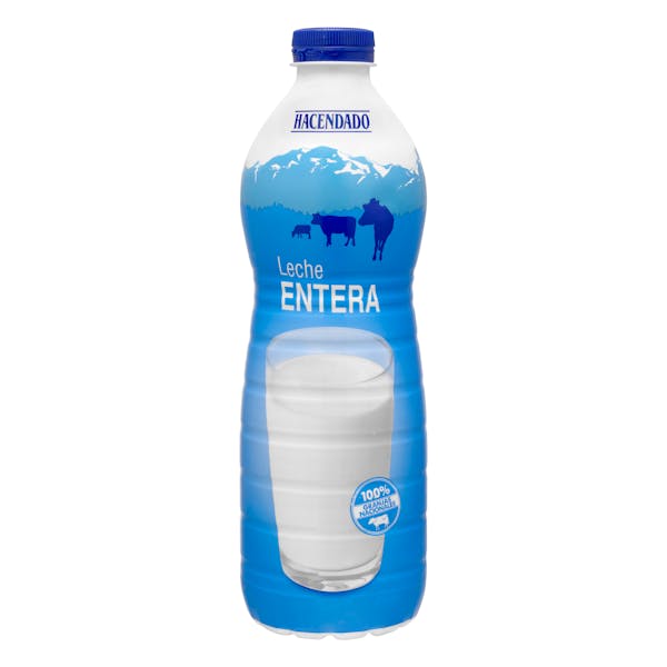 Leche entera Hacendado