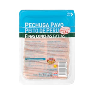 Pechuga de pavo bajo en sal Hacendado finas lonchas