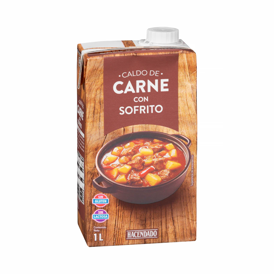 Caldo de carne con sofrito Hacendado – Mercadona – صورة المنتج