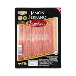 Jamón serrano Incarlopsa lonchas extrafinas