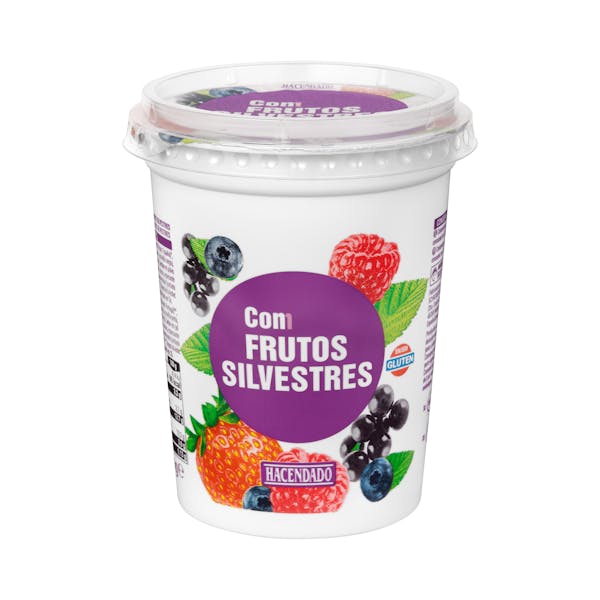 Imagen de Yogur cremoso Hacendado con frutos silvestres