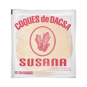Cocas de dacsa Susana congeladas Paquete