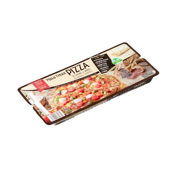 Imagen de Masa fresca pizza de cereales y semillas Hacendado