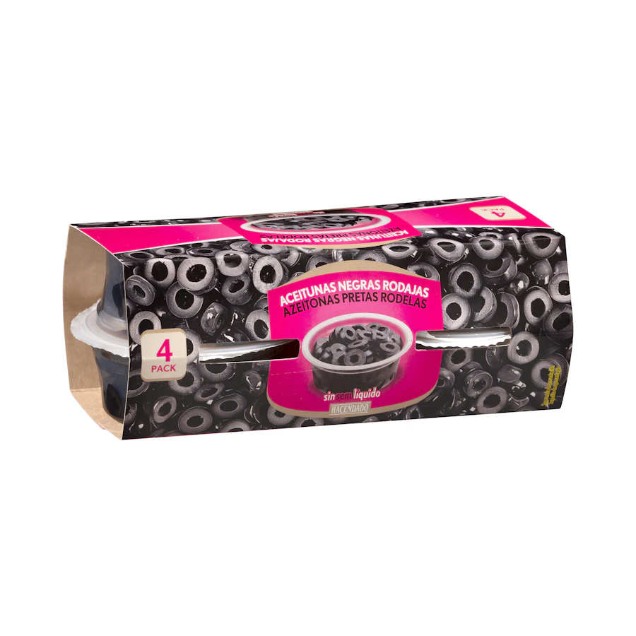 Aceitunas negras en rodajas Hacendado – Mercadona – صورة المنتج