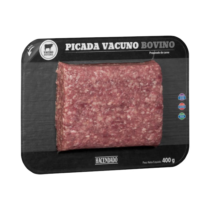 Preparado de carne picada vacuno Hacendado