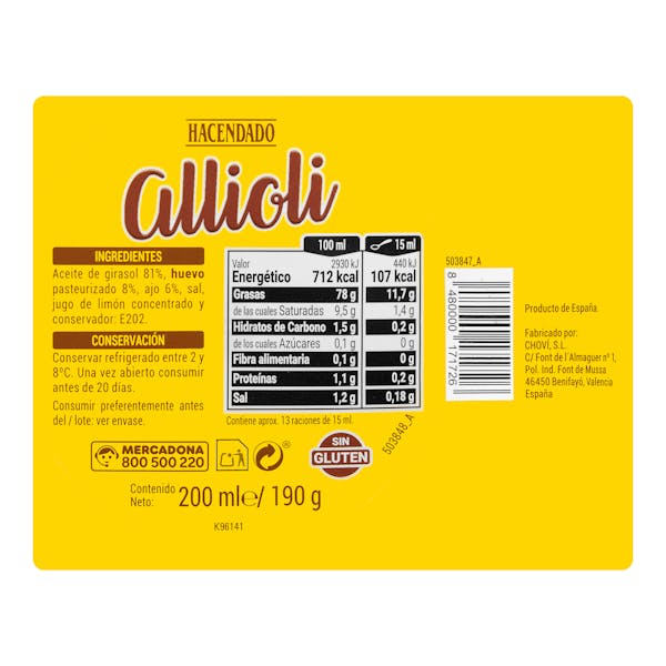 Allioli Hacendado