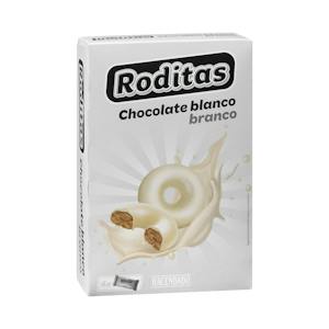 Galletas Roditas bañadas con chocolate blanco Hacendado